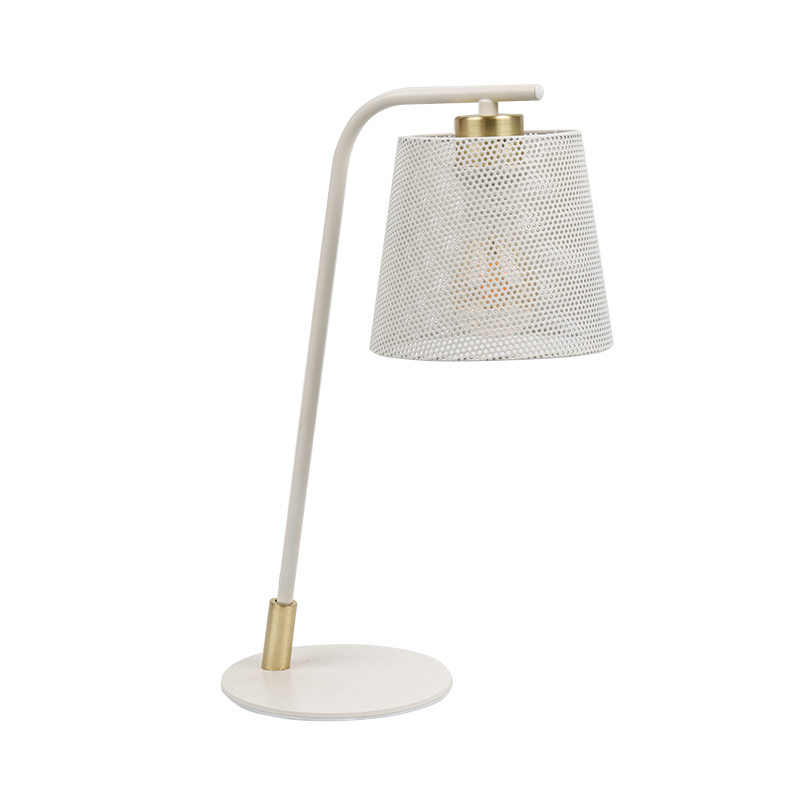 Északi fém kovácsoltvas asztali lámpa